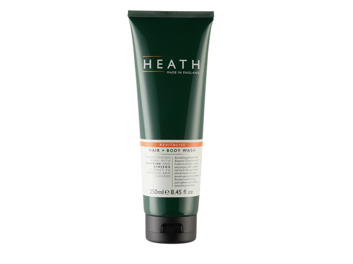 Gel de ducha revitalizante para cabello y cuerpo masculino HEATH