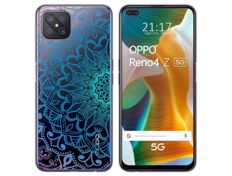 Carcasa Oppo Reno 4Z 5G TUMUNDOSMARTPHONE Dibujos Transparente