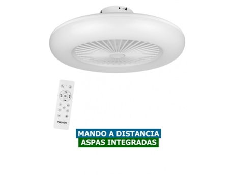 Ventilador De Techo Sin Aspas NOATON 11055W CALLISTO / 55cm / Con Luz LED Y Mando