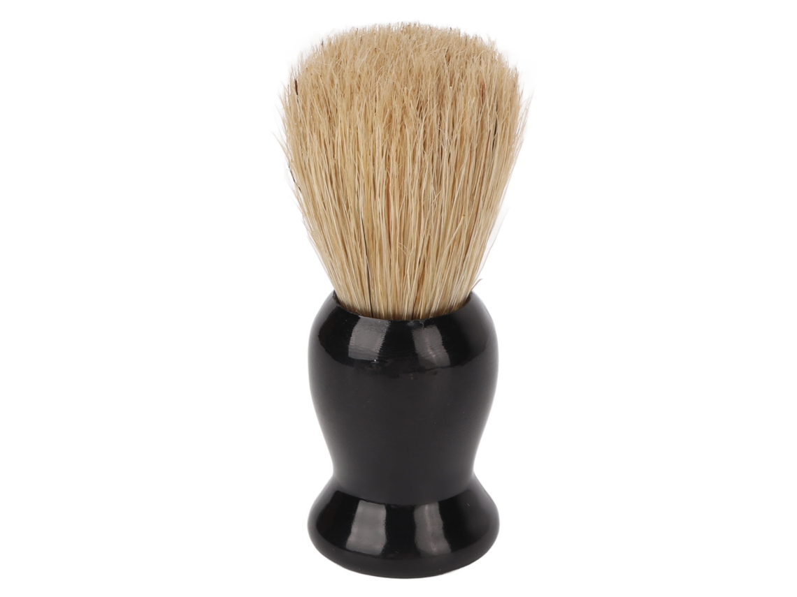 Cepillo y afeitadora para barbilla 2026 para uso doméstico, pintura negra brillante, multiusos, espuma suave, para el hogar, salón de belleza y viajes.