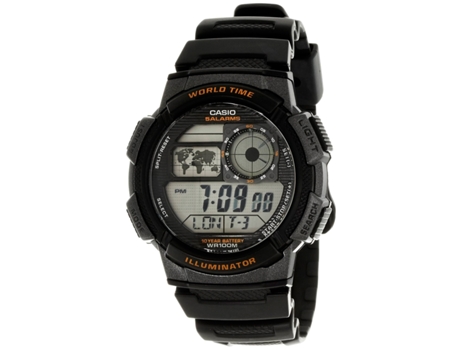 Reloj CASIO Hombre (Resina - Negro)
