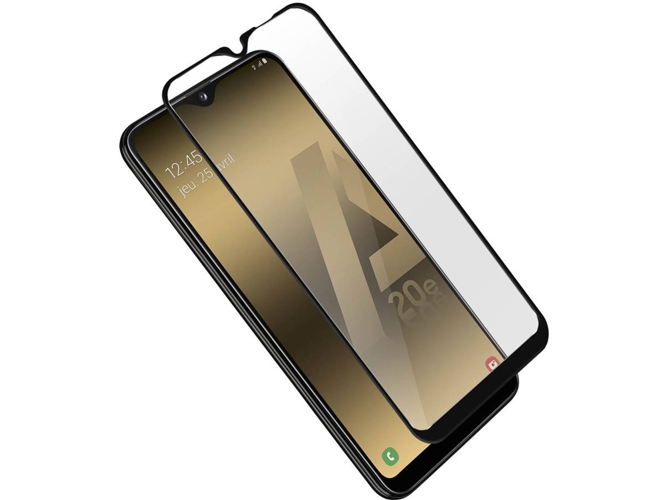 Protector de Cristal Templado Samsung Galaxy A20e AKASHI Biselado Negro