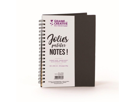 Cuaderno GRAINE CRÉATIVE Kraft Espiral (18 x 13 cm)