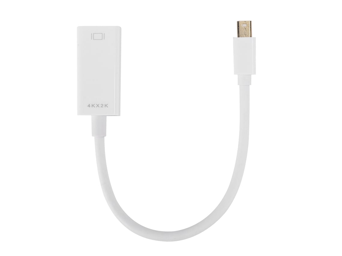 Adaptador Mini DisplayPort Mini DP a HDMI, color dorado (conectividad para Macbook/iMac, audio)