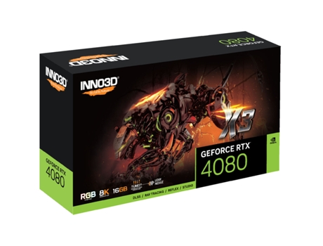Tarjeta Gráfica INNO3D RTX 4080 X3 NVIDIA GeForce RTX 4080 16 GB RAM