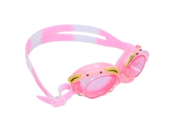 Gafas de natación infantiles con estuche y tapones para los oídos.