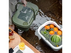 Cesta de almacenamiento portátil para camping y picnics