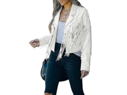 2026-abrigo Largo De Manga Larga Slim Para Mujer Con Estampado Y Flecos Primavera/otoño/invierno