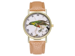 Elegante Reloj De Pulsera Unisex De Cuarzo, Color Amarillo, Alta Calidad.