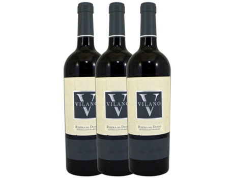 Vino VIÑA VILANO Viña Vilano Tempranillo Ribera Del Duero Crianza (0.75 L - 3 unidades)
