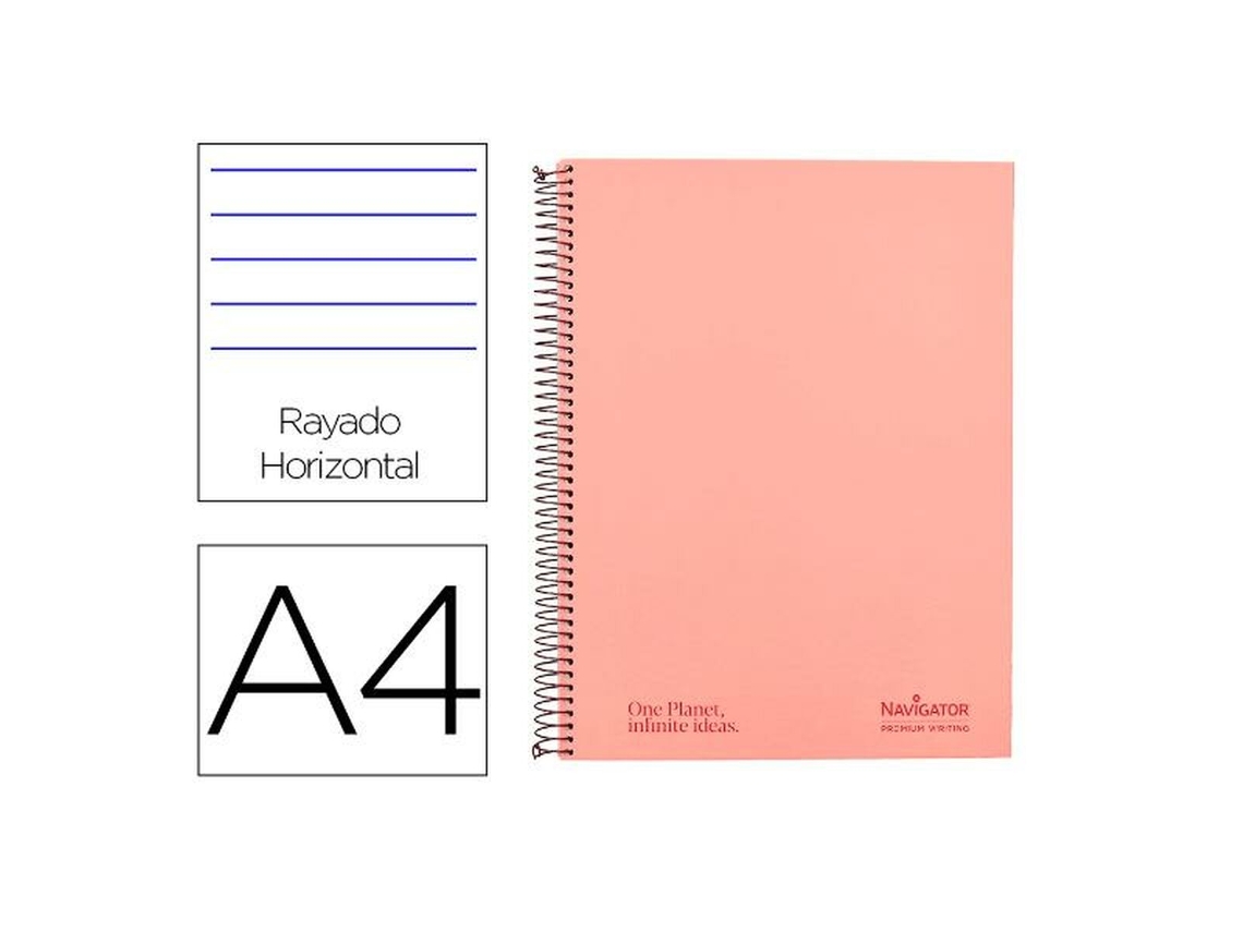 Cuaderno NAVIGATOR NA44 A4 80 Hojas