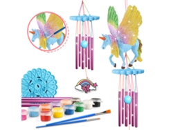 2026yncm-kit De Campanas De Viento Para Niños Hacer Tu Propia Campana De Viento Manualidades Coloridas