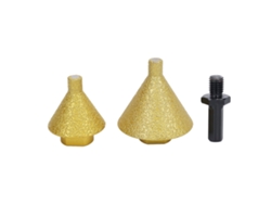 Broca De Diamante Cónica Soldada M10 De 38 Mm Y 50 Mm Para Agrandar Agujeros En Mármol Y Baldosas De Cuarzo.