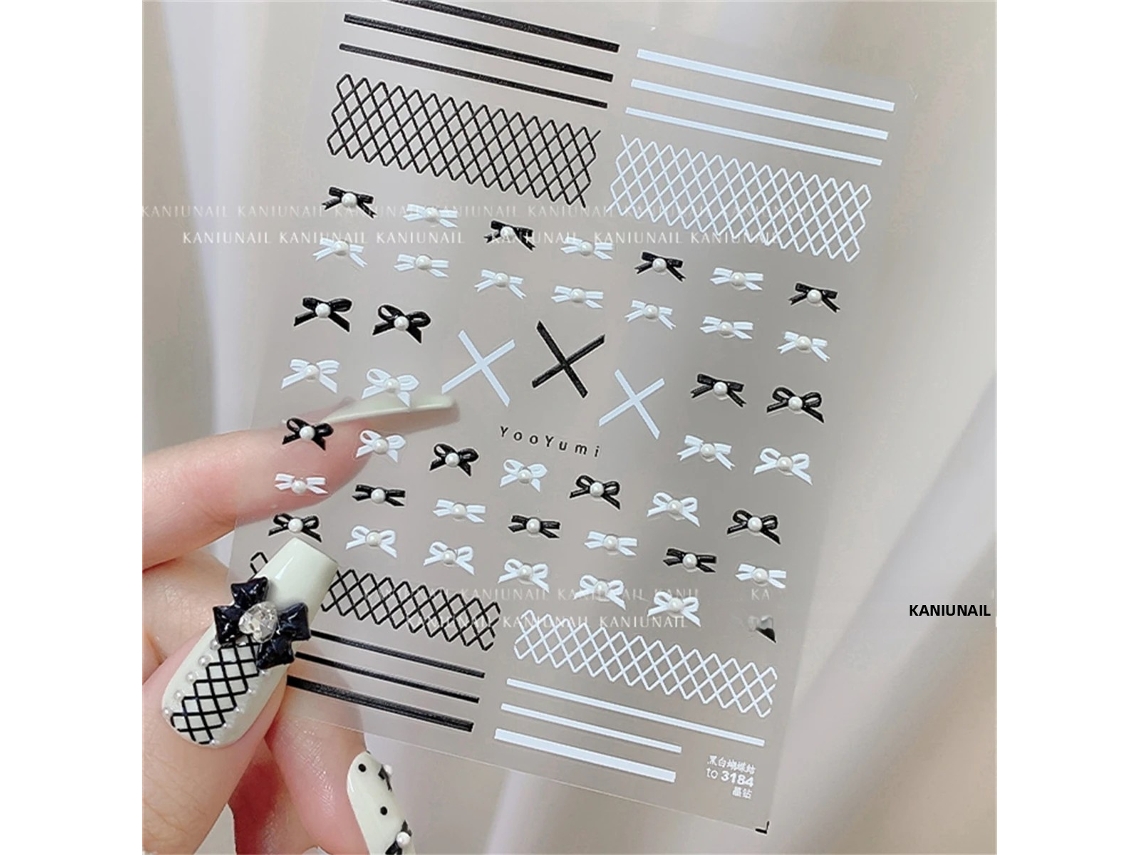 Pegatinas De Uñas Estilo Japonés 5d, Kit De Láminas Acrílicas Deslizables Para Uñas Diy