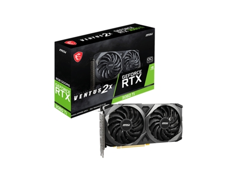 Tarjeta Gráfica MSI (RTX 3060 Ti Ventus 2X - 8 GB DDR6X)