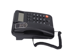 Teléfono Fijo De Escritorio Con Sistema Dual Fsk Dtmf Para Oficina Y Hogar