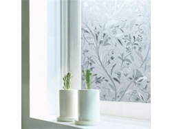 Lámina de privacidad para puertas y ventanas, lámina decorativa para ventanas con efecto arcoíris, efecto vidriera con el viento.