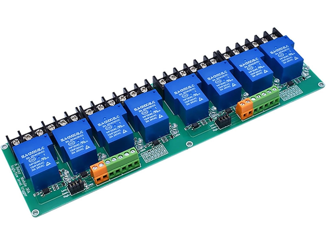 Componente De Transmisión De 8 Canales Con Múltiples Opciones De Voltaje: 5v, 12v, 24v, Compatible Con Hogares Inteligentes.