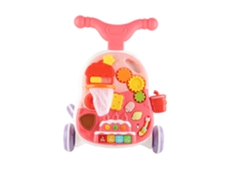 Andador/cochecito 2 En 1 Para Bebé Con Sistema Antivuelco Mediante Botón Y Centro De Actividades Musicales.