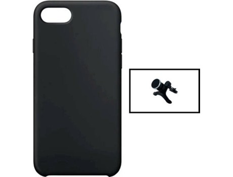 kit Carcasa + Soporte Magnético iPhone SE 2022 G4M Negro