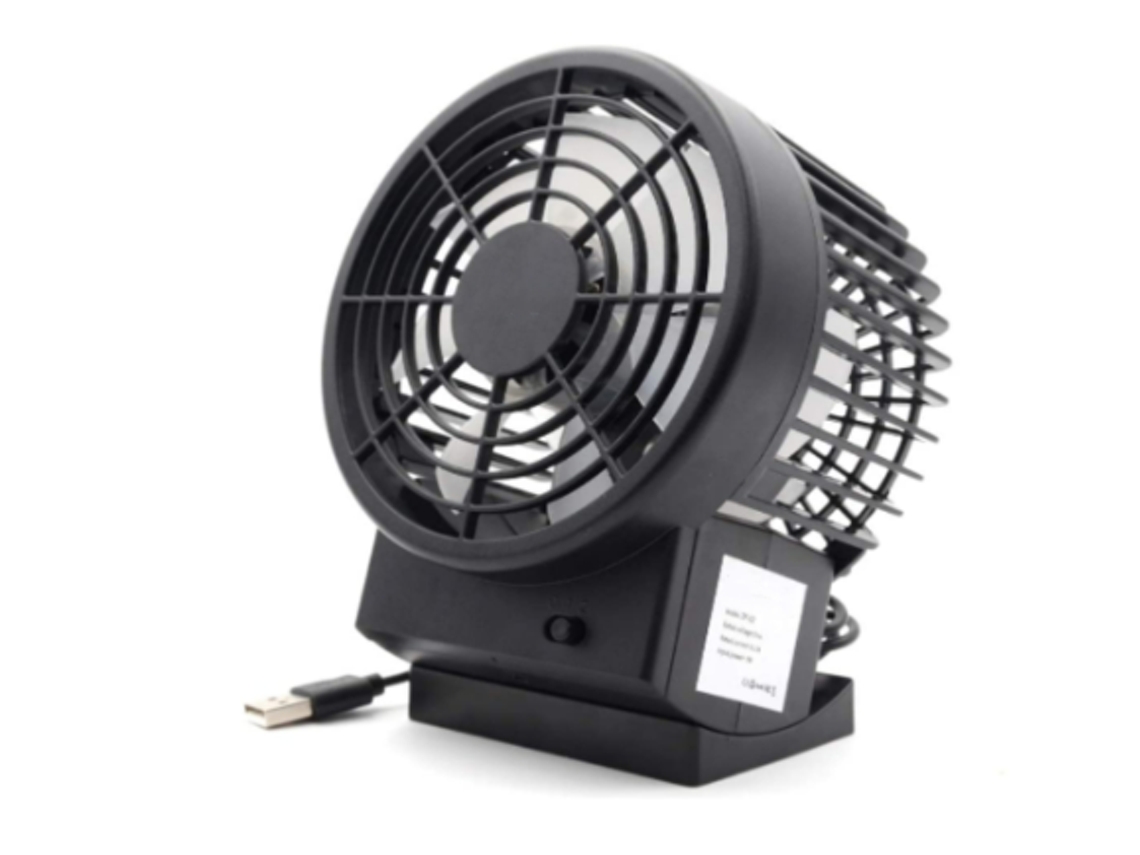 Mini ventilador Yizhood (2 velocidades, 2 W, diámetro 10 cm)