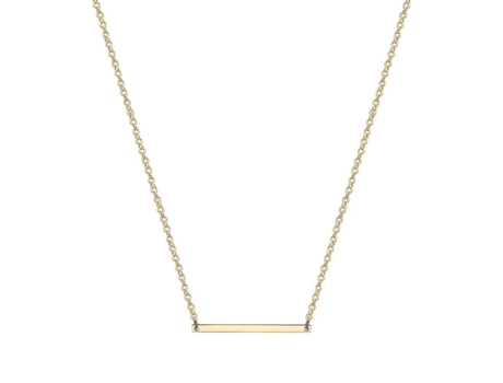 Collar Collar delicado círculo delicado con chapado de oro de 14k para mujeres