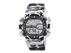 Reloj deportivo digital MDUG para hombre de 55 mm con luz LED.
