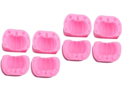 Juego de 4 pares de moldes de silicona con forma de calabaza para pasteles, tartas y otros postres, en Gokoco