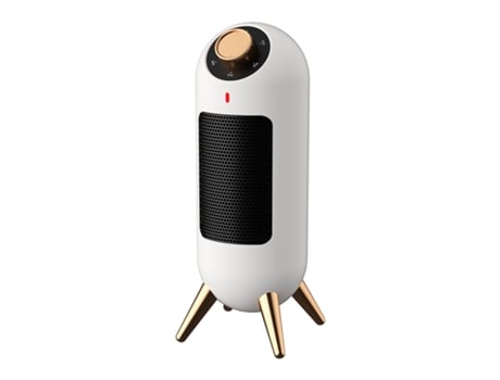 Calefactor Eléctrico TRUMSHOP para Uso Doméstico Portátil Blanco