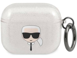 Funda Apple Airpods 3 KARL LAGERFELD (Plateado)