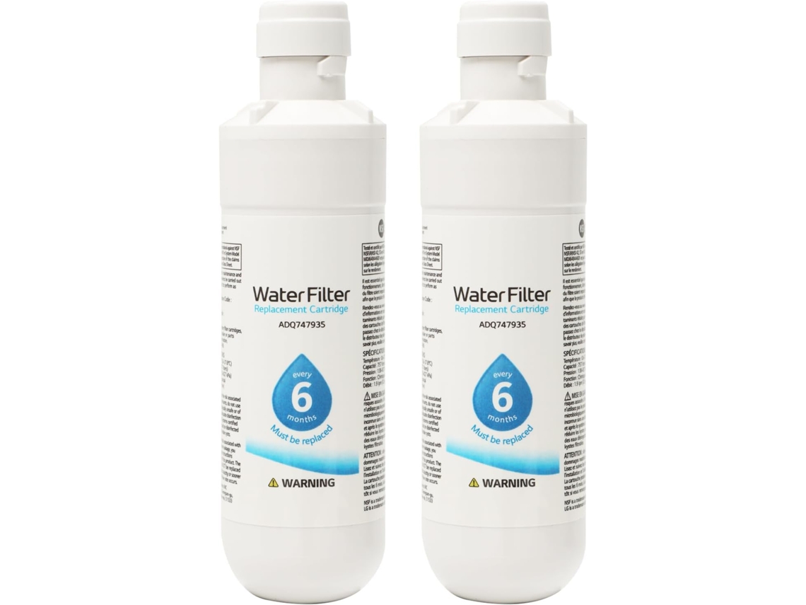 Lt1000p Lt1000p Paquete De 2 Filtros De Agua Externos Universales Para Refrigerador Kenmore9980 Blanco