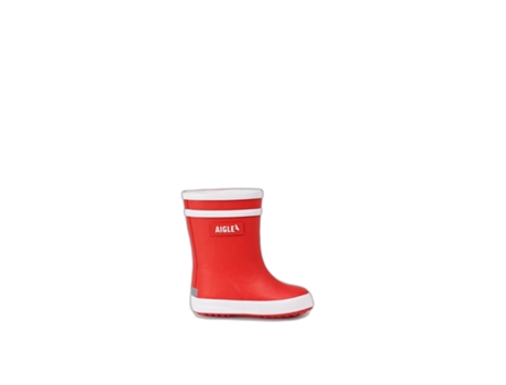 Botas de Bebé AIGLE Lluvia Flac Fur Rojo (23)