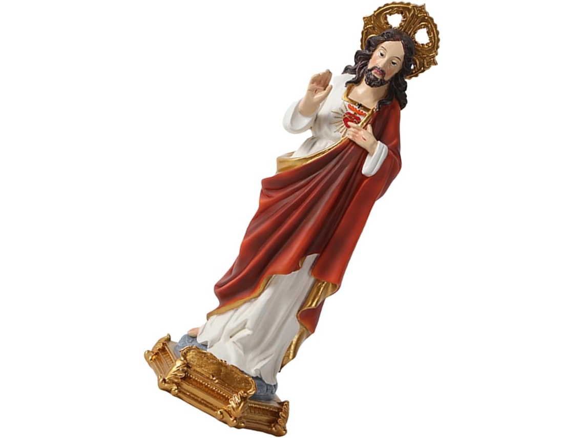 Estatua Decorativa Religiosa De Resina, Adorno