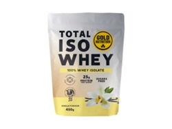 Aislado de suero de leche Total Iso sabor vainilla Goldnutrition