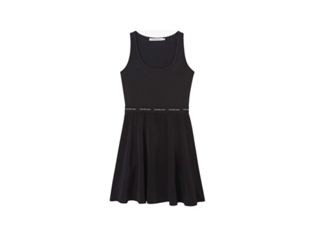 Vestido CALVIN KLEIN (XS - Negro)