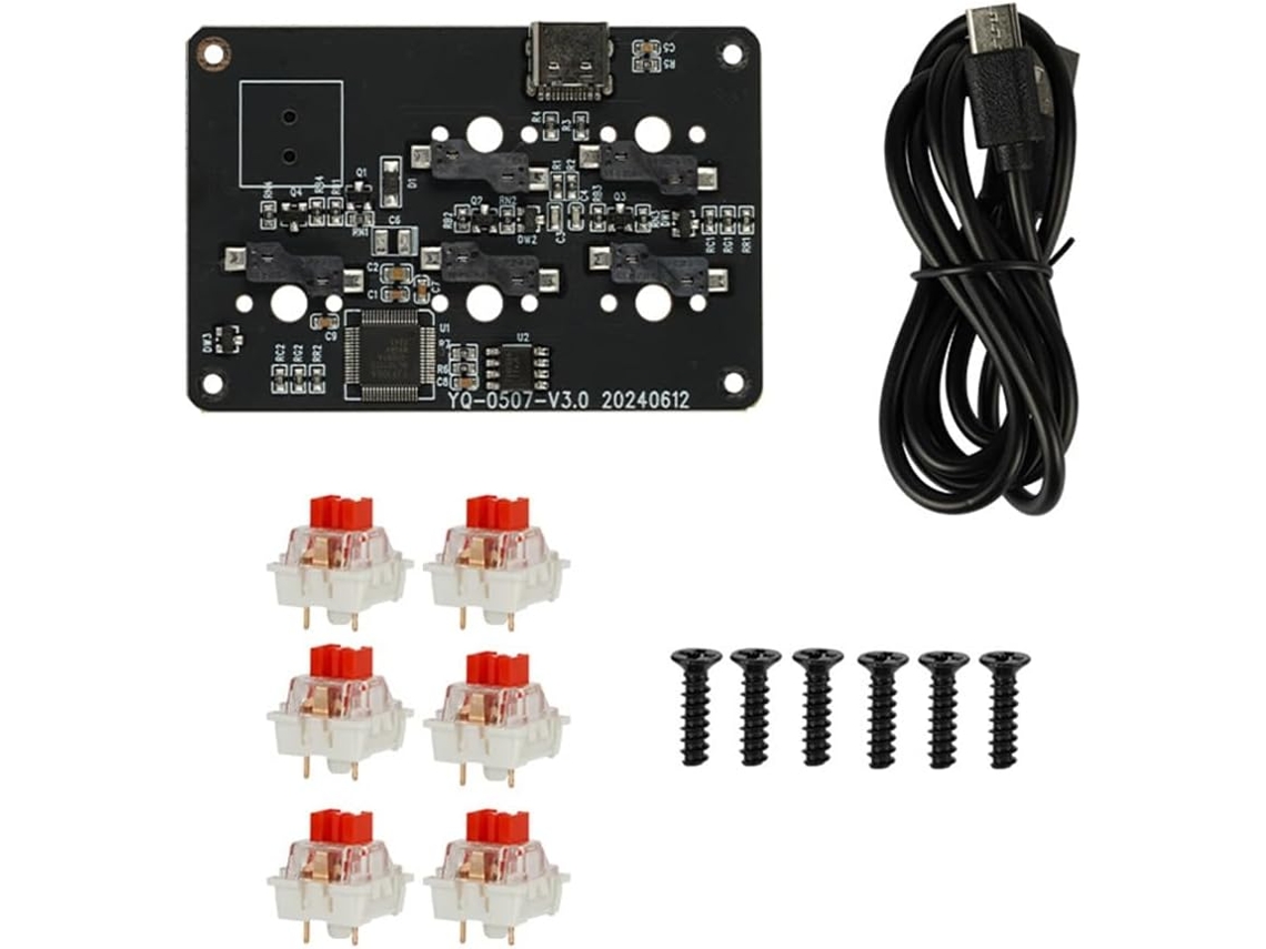 Kit De Mini Teclado Impreso En 3d Para Armar Tú Mismo - Botones Mecánicos Personalizables