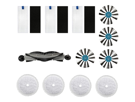 Kit de accesorios de repuesto para Robot aspirador húmedo y seco Bissell 3115, piezas de repuesto de almohadillas de fregona con filtro de cepillo