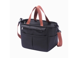Bolsa Isotérmica De Gran Capacidad Con Asas, Portátil, Para Picnics, Color Negro.