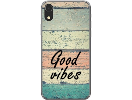 Carcasa iPhone XR TUMUNDOSMARTPHONE Madera 01 Multicolor