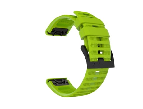 Correa de Silicona ajustable para Garmin Fenix 7/6 Sapphire GPS/6 Pro GPS/6 GPS/5 Plus/5 - verde claro
