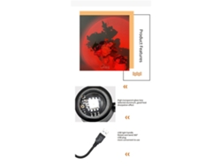 2026-lámpara De Puesta De Sol Usb Con Rotación 360 Grados Proyección Led Luz Nocturna Fondo Romántico Para Fotografía Y Dormitorio