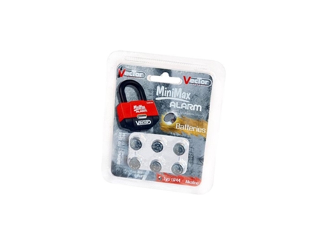 Paquete de 6 pilas VECTOR SECURITY LR44 1,5V