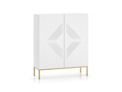 Aparador FURNLUX Clearing (Blanco, Madera Contrachapada - 100X37X120 Cm)