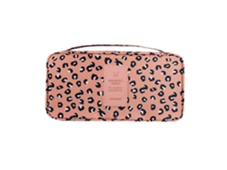 Bolsa organizadora de viaje impermeable y portátil con estampado para ropa interior y sujetadores. Hengjian