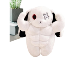 Conejo De Peluche, Juguete De Peluche Musculoso Y Aterrador | Juguete De Pascua Adorable Para Decora