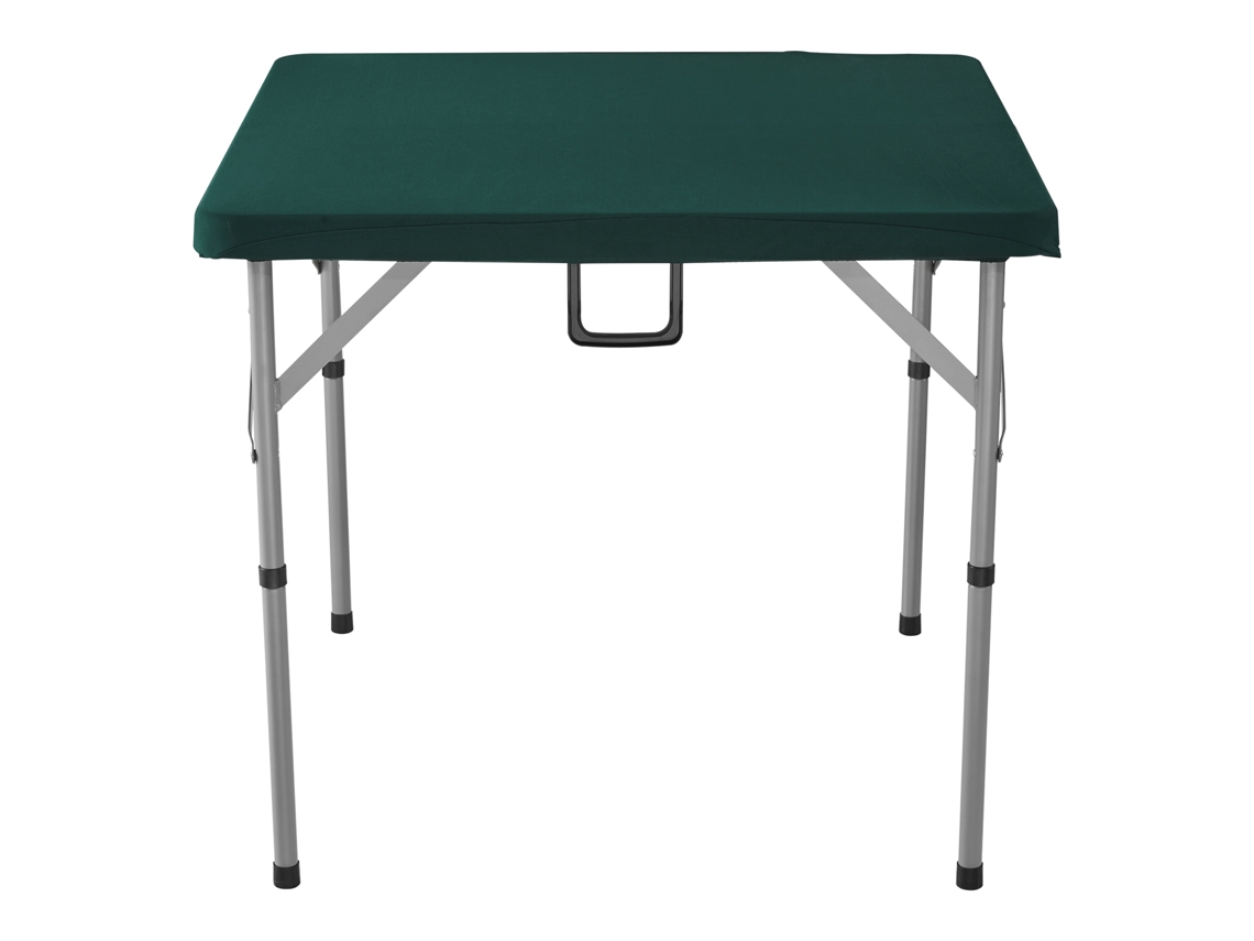Mesa de Mahjong Succebuy, mesa de cartas semirrígida para 4 jugadores con bandeja resistente al desgaste