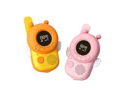 Walkie Talkie Para Niños, Regalo Para Niñas Y Niños, Juguete Walkie Talkies De 20 Canales Para Juegos En Interiores Y Exteriores, Abeja Chrui