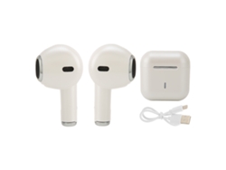 Auriculares Inalámbricos Bluetooth 5.0 Con Control Táctil Y Sonido Estéreo Hifi Para Gimnasio, Correr Y Viajar - Blanco Perla