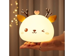 Luz nocturna LED recargable para bebés y niños, ideal para mesitas de noche. Rosewell