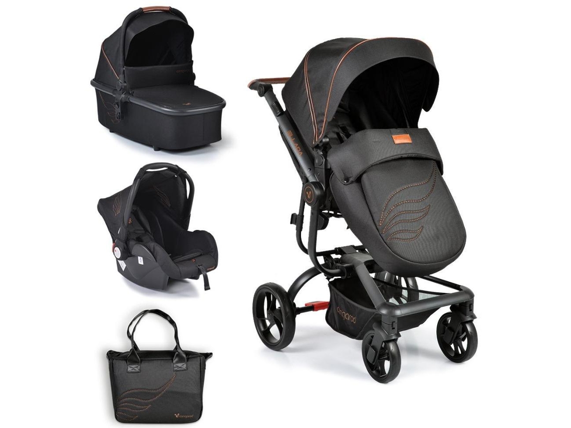 Carrito de Trío Ellada Hasta 22 kg Black